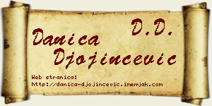 Danica Đojinčević vizit kartica